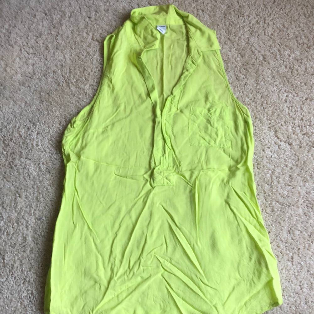 Lime green tank